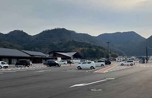 島根県大田市/道の駅ごいせ仁摩/駐車場