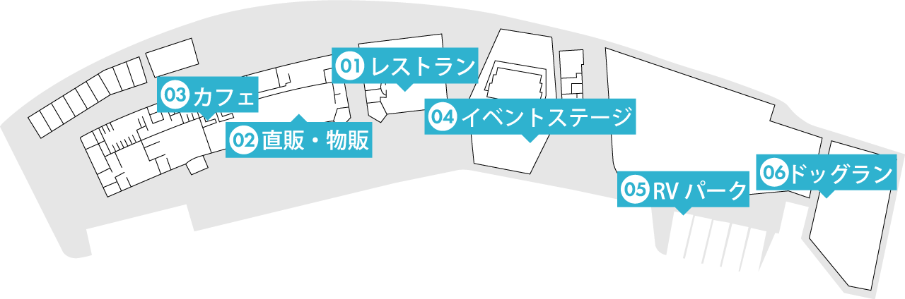 島根県大田市/道の駅ごいせ仁摩/施設マップ